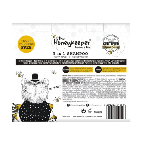 Vista 2 de Mildhug THE HONEY KEEPER - The Honeykeepeer - Champú Kids 3 y 1 (3 de 23.7 fl oz)