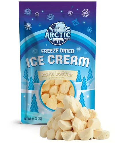 Vista 67 de Arctic Farms Trozos de Helado Liofilizado Empaquetados y en Caja - No se Derrite (1 libra, S'mores)