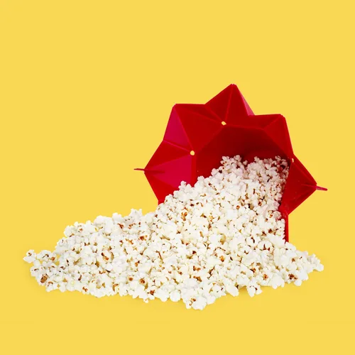 Vista 8 de Recipiente apto microondas para palomitas de maíz Chef 'n (rojo).