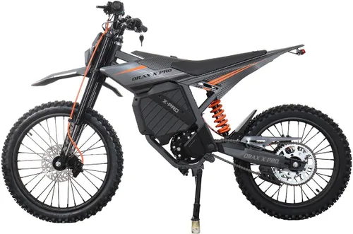 Vista 7 de X-PRO Drax - Motocicleta eléctrica de 5000 W, motor de tracción media, velocidad máxima de 55 Mph, 72 V 30 AH Bttery con rango máximo de 60 millas