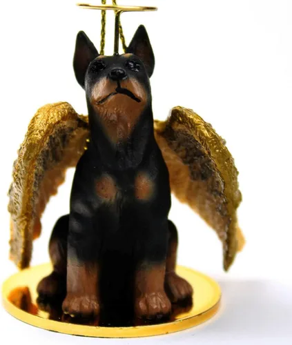 Vista 201 de Conversation Concepts Adorno navideño: Chihuahua, pelo largo 19-Dorado