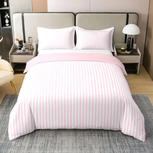 Vista 20 de Erosebridal Juego de ropa de cama de 100 % algodón a cuadros para niños y niñas, funda de edredón a cuadros, funda de edredón moderna geométrica