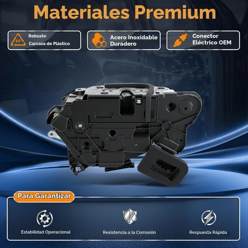 Vista 4 de Actuador de pestillo de bloqueo de puerta delantera izquierda del lado del conductor compatible con VW Golf 2012-2019, para Jetta 2011-2018