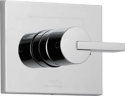Vista 2 de Delta Faucet Vero 14 Series - Kit de ajuste de válvula de mango de ducha de una sola función, bronce champán T14053-CZ (válvula no incluida)