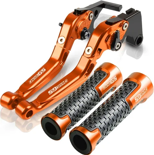 Vista 13 de Motocicleta para BMW F650GS 2000 2001 2002 2003 2004 2005 F 650 GS Mango de embrague de freno Logo F650GS Accesorios de motocicleta Palanca