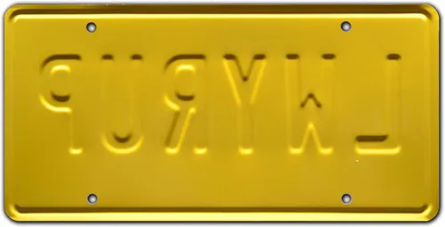 Vista 2 de Celebrity Machines Breaking Bad LWYRUP Placa de matrícula personalizada, aluminio estampado, etiqueta decorativa de metal, resistente a