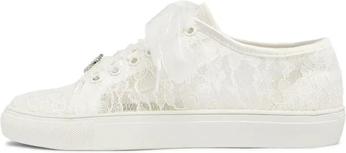 Vista 6 de JIAJIA 8832 Zapatos de boda Zapatillas de novia Zapatos de tenis de novia Zapatos de tenis de encaje
