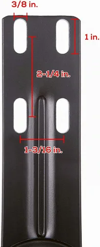 Vista 6 de Par de reposabrazos ajustables de repuesto, soporte vertical con almohadillas para la mayoría de sillas de juegos (4D)