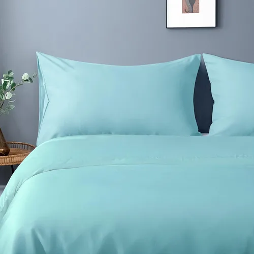 Vista 3 de Funda de almohada 100% algodón ultrasuave de 800 hilos, duradera y sedosa, tejido de satén de algodón puro (funda de almohada tamaño estándar)