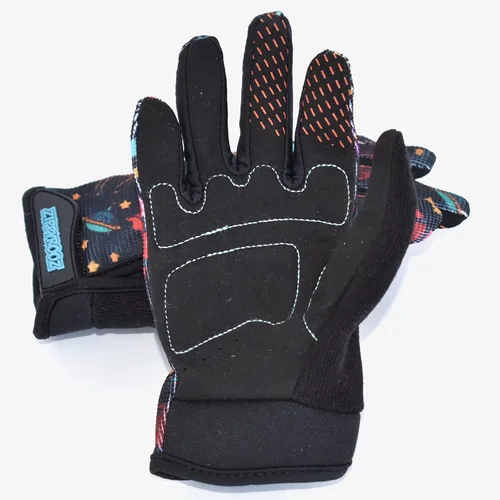 Vista 4 de ZippyRooz Guantes de bicicleta largos para niños pequeños y pequeños