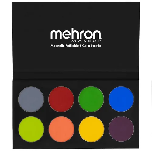 Vista 9 de Paleta de pinturas faciales con 8 colores de Paradise Makeup Aq, 56g, Multicolor 8 Color Professional Face & Body Paint Makeup for Cosplay