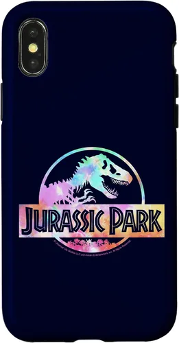 Vista 5 de Funda con logotipo para iPhone 16 Jurassic Park Tie Dye Fill