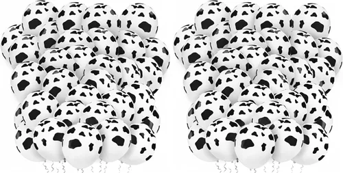 Vista 8 de LOVESTOWN 100 globos con estampado de vaca, globos de látex de animales