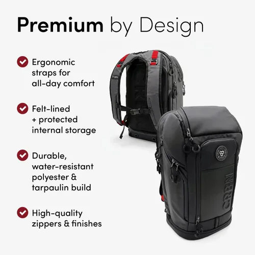 Vista 6 de CRBN Pickleball - Mochila - Pro Team Pickleball Bag - Compartimento acolchado con espacio para 3 paletas, zapatos y más