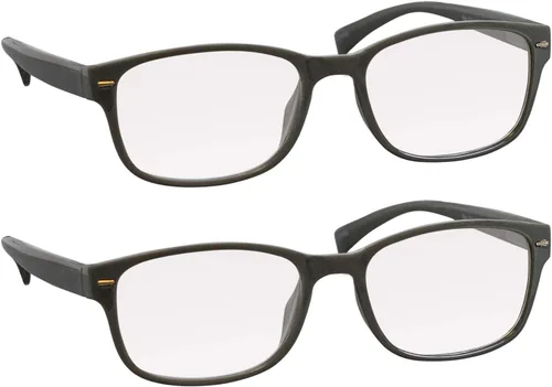 Vista 13 de TruVision 9505HP Reading Glasses - 1, 2, 3 Pack for Men & Women 9505 2 negro