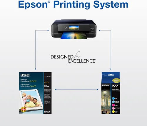 Vista 6 de EPSON 277 Claria Photo HD Ink Cartucho de Tinta Negro Fotográfico de Alta Capacidad (T277XL120-S) Funciona con Expression Photo XP-850, XP-860