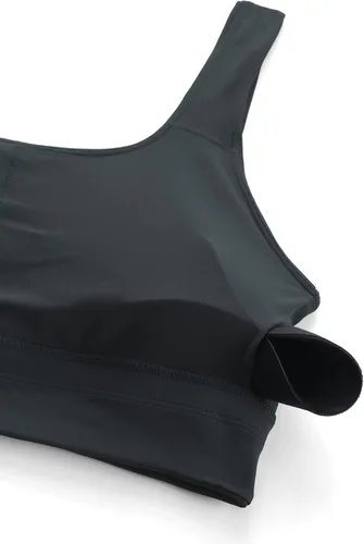 Vista 5 de CRZ YOGA Butterluxe - Brasier deportivo con espalda en U para mujer, cuello redondo, acolchado, de bajo impacto, para yoga, entrenamiento