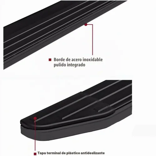Vista 7 de Black Horse Off Road Peerless - Estribos negros compatibles con Honda CR-V-PR-HOCRBK17 2017-2022