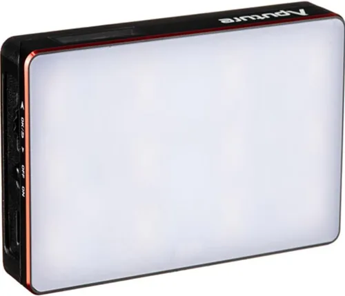 Vista 7 de Aputure Amaran MC RGBWW - Luz LED en la cámara, luz portátil para fotografía TLCI/CRI 96+ RGB 0-360 a todo color 3200-6500K ajustable 0-100%