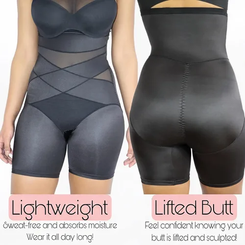 Vista 2 de ABLESA Faja moldeadora de levantamiento de glúteos para mujer, con control de abdomen, moldeadora sin tirantes, talla grande, faja moldeadora