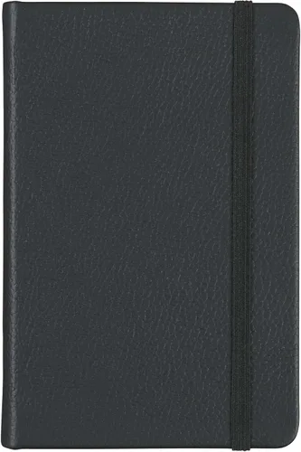 Vista 8 de Cuaderno de escritura clásico de cuero, de tapa dura, cierre elástico, páginas con rayas estrechas, colección Inspire