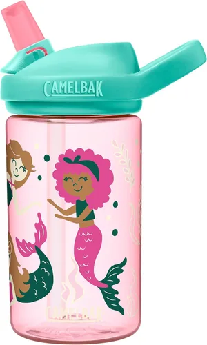 Vista 29 de CamelBak Eddy+ Kids Water Bottle with Bite Valve Straw, Leak‑Resistant Easy Sip Design for Everyday Hydration, 14oz Kids