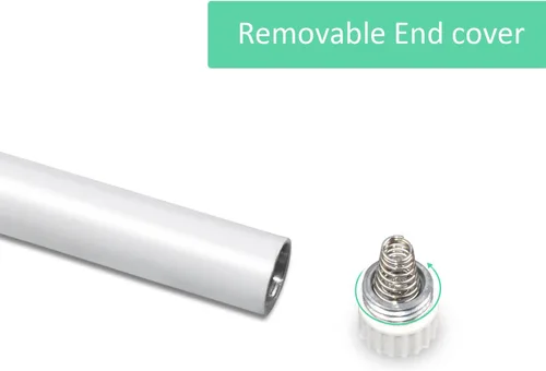 Vista 6 de Tubo de batería recargable de 12V DC que funciona con el motor automático de las persianas, viene el conector macho de DC 3.5 4.4 ft m