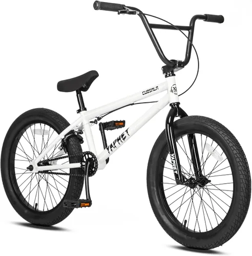Vista 7 de cubsala Freestyle BMX Bike, 20 Inch Yaphet Bicycle for Teen Beginner and Adult Riders, Bike with Hi-Ten Steel Frame, Multiple