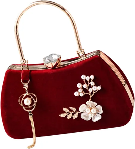 Vista 14 de Elegante bolso de noche con cadena de metal desmontable bolso de hombro de moda bolso casual para mujeres fiesta de boda