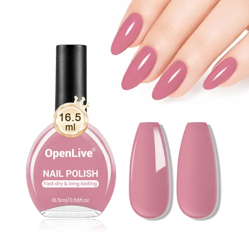 Vista 15 de OpenLive 16.5ml Esmalte de uñas verde oscuro de gran volumen de secado rápido, brillo duradero, para uñas de dedos y dedos de los pies, arte de uñas