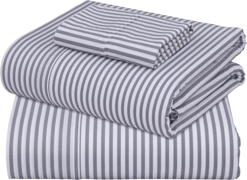 Vista 38 de ZOYER Sábanas de 100 % algodón percal tamaño individual, refrescantes y transpirables, duraderas, con una sensación nítida, suave y cómoda, bolsillo
