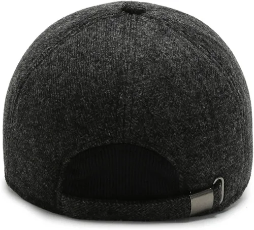 Vista 4 de Gorra de béisbol para hombre, gorras de invierno para circunferencia de cabeza 22.0-23.6 in