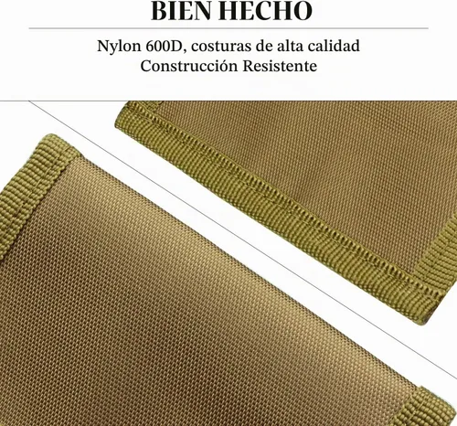 Vista 2 de Kosibate Estuche para Cinturón Speedloader de Nylon Táctico, Doble Cargador de Cinturón de Ajuste Universal .357 .44 La mayoría de .38 a .45 Colt