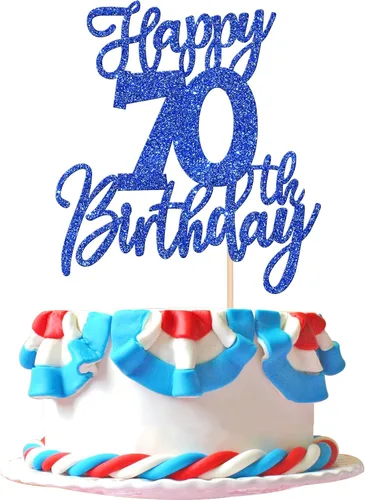 Vista 50 de 1 pieza de decoración para pastel de cumpleaños número 10 con purpurina y texto en inglés "Cheers to 10" Birthday Cake Pick Ten 10 Fabulous Cake