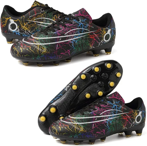 Vista 3 de Zapatos de fútbol para hombre, zapatos de fútbol para exteriores, botas de fútbol juveniles, zapatos de fútbol para niños