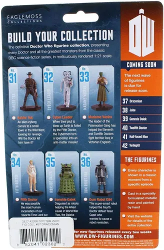 Vista 2 de Underground Toys Doctor Who Draconian Figura coleccionable de resina de 4 pulgadas