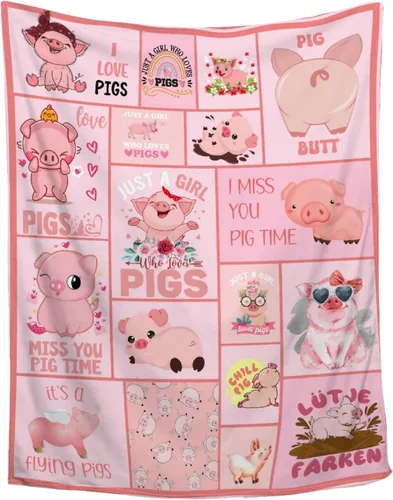 Vista 9 de Manta personalizada con cerdo, manta personalizada para envolver para niños, bebé/mascota - 30 x 40 pulgadas