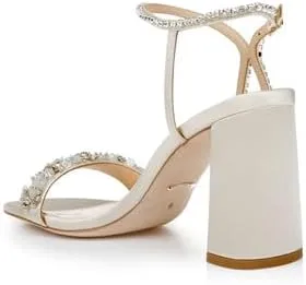 Vista 4 de Badgley Mischka Sandalias de tacón de bloque Tanisha para mujer