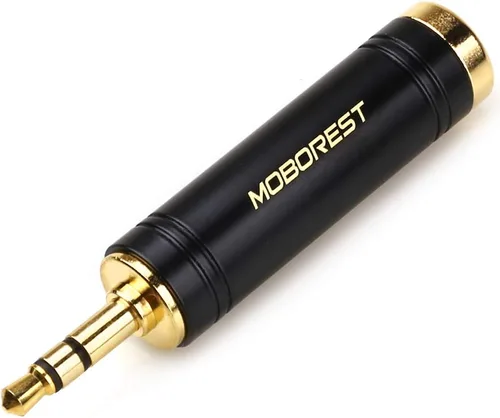 Vista 10 de MOBOREST Adaptador de auriculares de 0.1 in a 1/4" (6,35 mm), cobre puro, 1