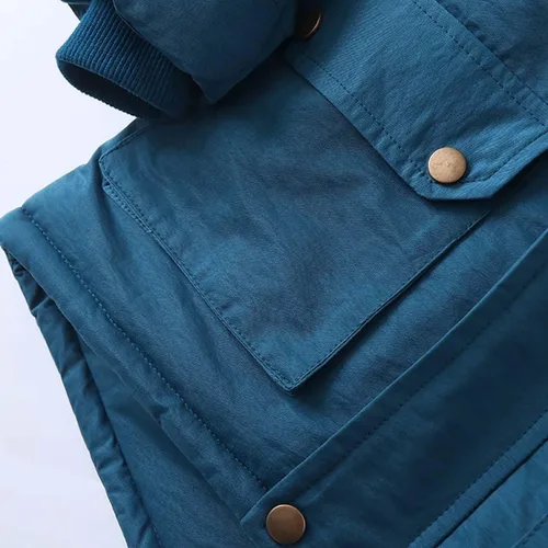 Vista 5 de WEONEDREAM Abrigos de invierno para niños y niñas, trajes cálidos para niños, chaqueta resistente al viento para niños de 1 a 8 años