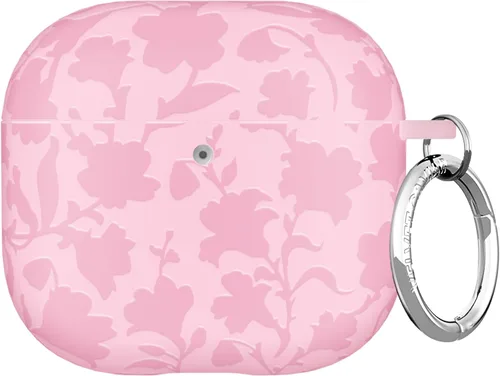 Vista 37 de VELVET CAVIAR Funda compatible con AirPods 4 con llavero, bonitas fundas protectoras duras de 4ª generación para mujer, diseño de lunares azules
