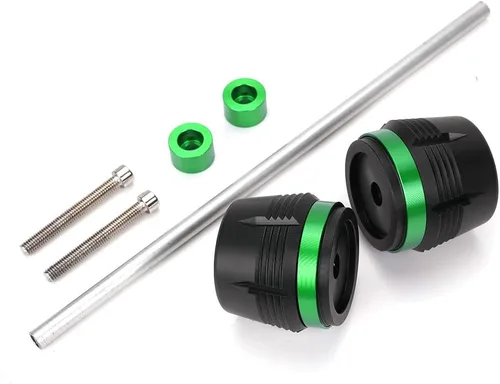 Vista 7 de MOWOK Para Kawasaki Z900 Z900RS Z900SE 2017-2025 2024 2022 2023 Z 900 Rueda de motocicleta Protector anticolisión Eje delantero Horquilla Negro