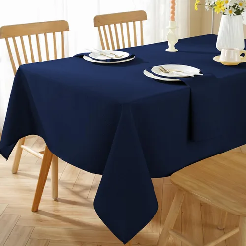 Vista 12 de SASTYBALE Juego de 4 servilletas de lino sintético, sin arrugas, lavables, de tela suave, texturizada, para comedor, cena, fiesta, boda, vacaciones