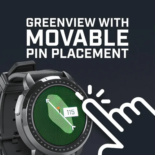 Vista 4 de Bushnell Golf iON Elite GPS Watch – Color Touchscreen, Slope‑Adjusted Yardages, 38,000+ Courses, Shot Tracker, USB‑C, Magnetic Charger