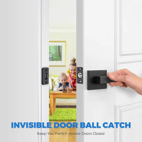 Vista 6 de Ravinte Hardware Pestillo de bola para puerta de armario, reemplazo de bola de puerta, accesorios de puerta de cierre de bola, acero inoxidable