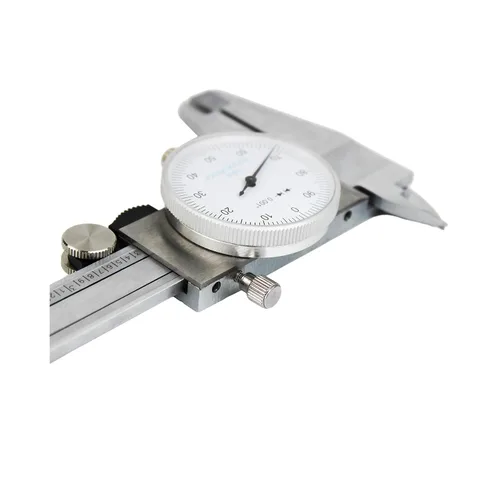 Vista 9 de HFS (R) 0-6" Acero al carbono 4 vías Imperial Dial Calibre .001" a prueba de golpes