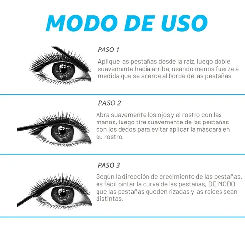Vista 7 de Rímel para mujeres mayores de 60 años, rímel para personas mayores con pestañas que se adelgazan, hipoalergénico para ojos sensibles, volumen