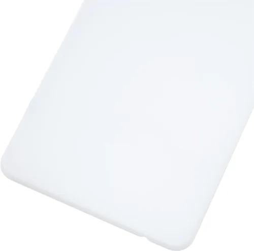 Vista 4 de Impresionante cubierta de panel trasero de plástico blanco reemplazo para Samsung Galaxy A52 con marco de cámara trasera cubierta de vidrio