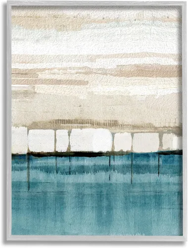 Vista 9 de Stupell Industries Arte Giclée enmarcado de abstracción de paisaje moderno por Flora Kouta Stupell Industries White, 11 x 14 Inches, Easy to