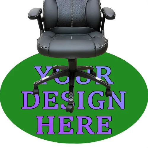 Vista 74 de Tapete redondo personalizado para silla de escritorio de oficina, diseño de tu propio logotipo de foto, texto, alfombrillas circulares